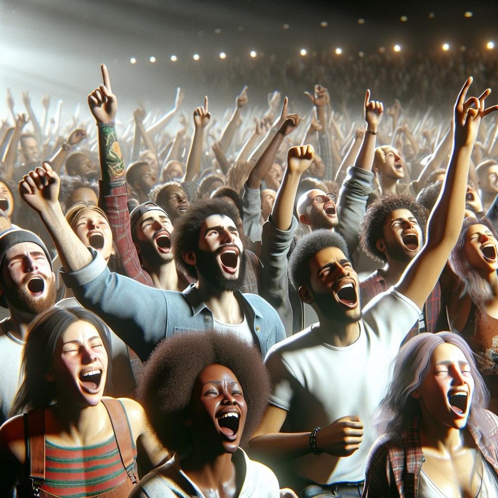 Exciting Concert Crowd in 2025