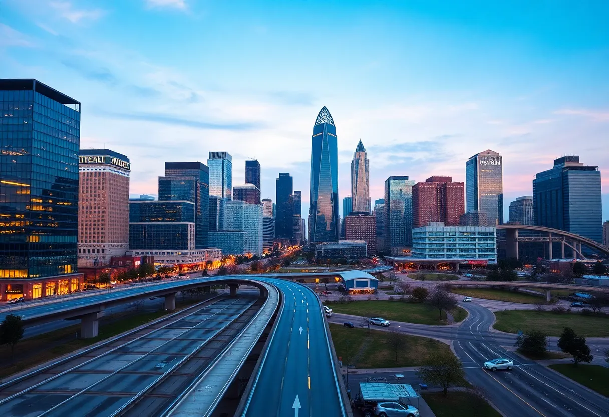Dallas Skyline for Corporate Relocation