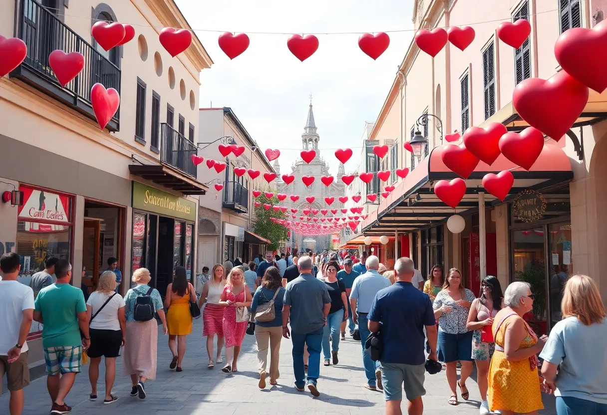 People in San Antonio during Valentine's Day weekend under a health alert.