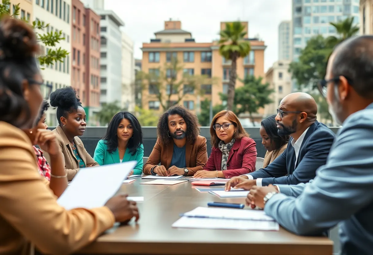 City council members engaging in a discussion about homelessness in San Antonio.