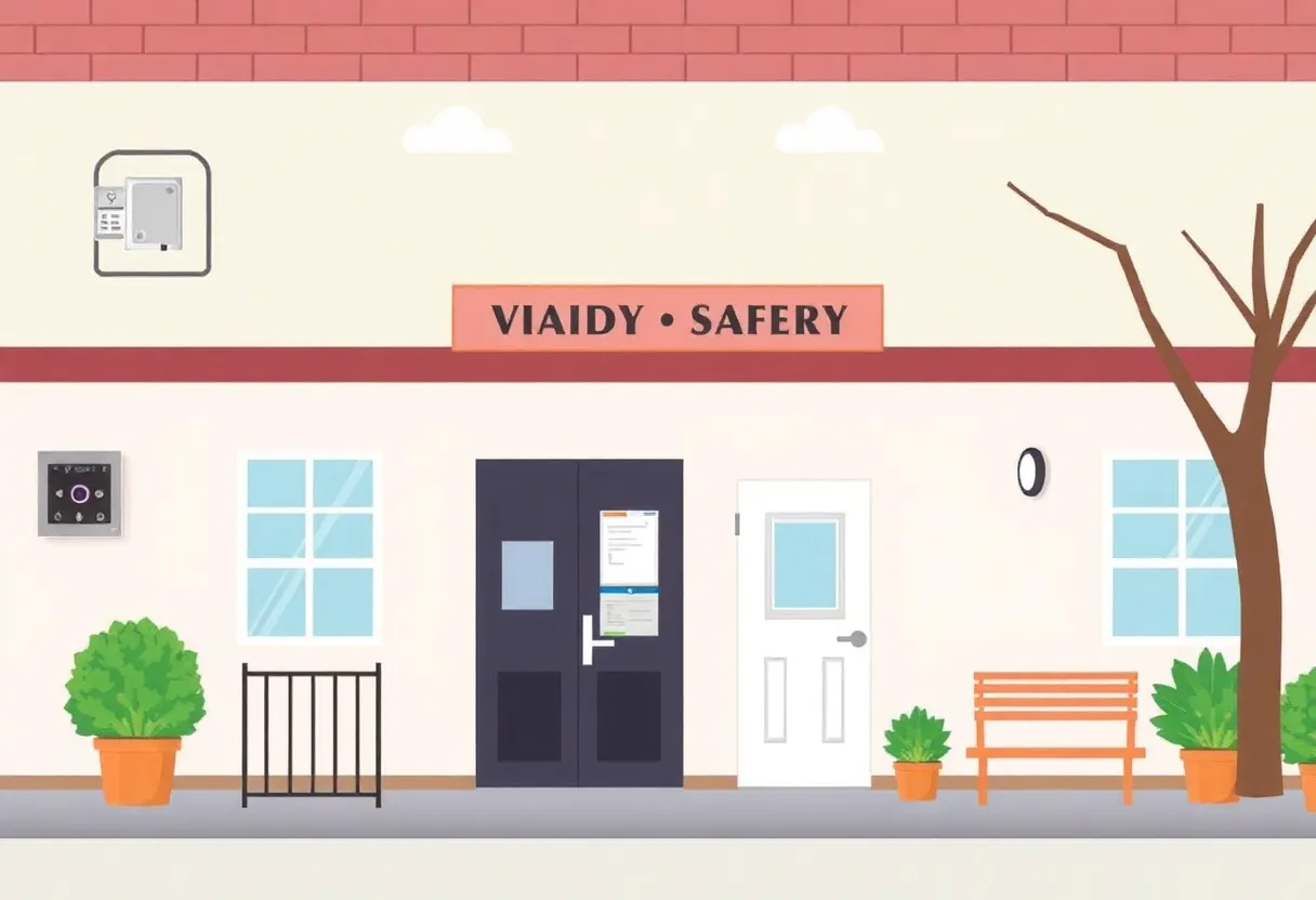 Safety measures at an adult day care center