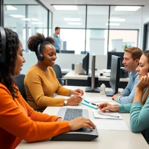 Hotline operators assisting community members