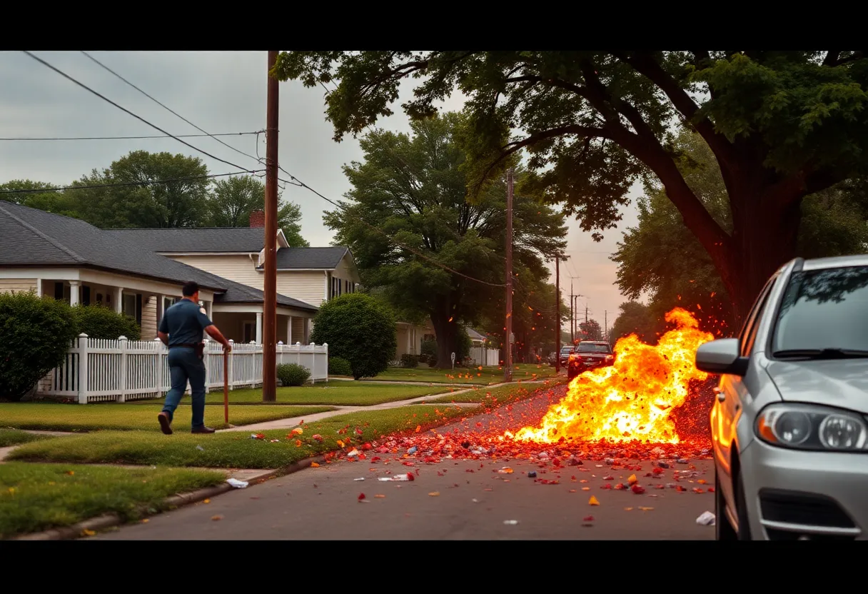 A neighborhood gathering to mourn a tragic shooting victim.