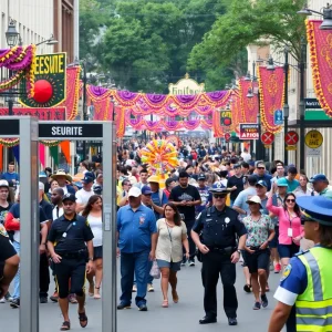 Security measures at Fiesta San Antonio with festival-goers