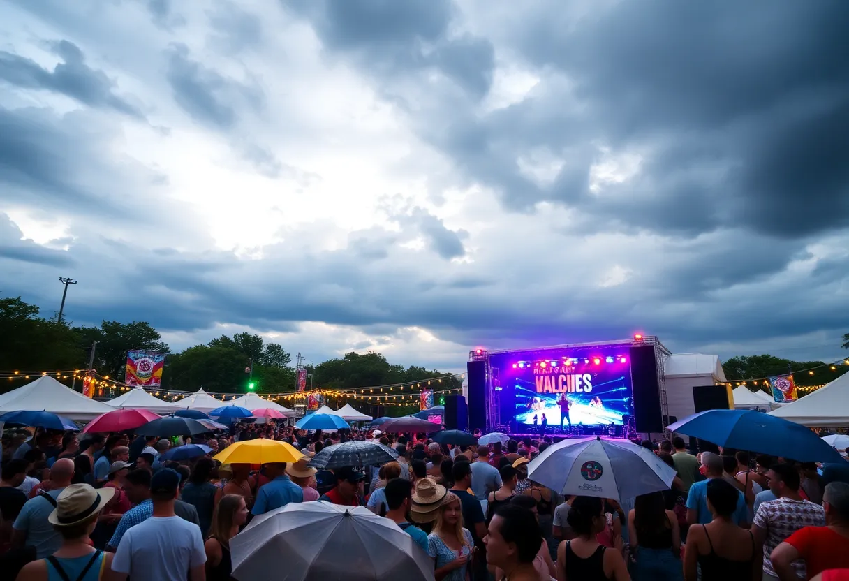 Concertgoers at March Madness Music Festival in San Antonio