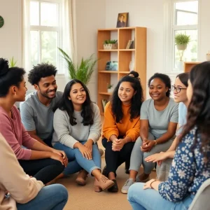 Group workshop on anxiety management in San Antonio