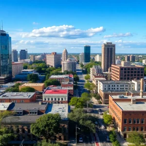 Cityscape of San Antonio showcasing community vibes
