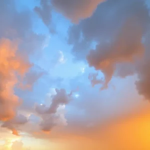 Thunderstorms over San Antonio during Easter Sunday