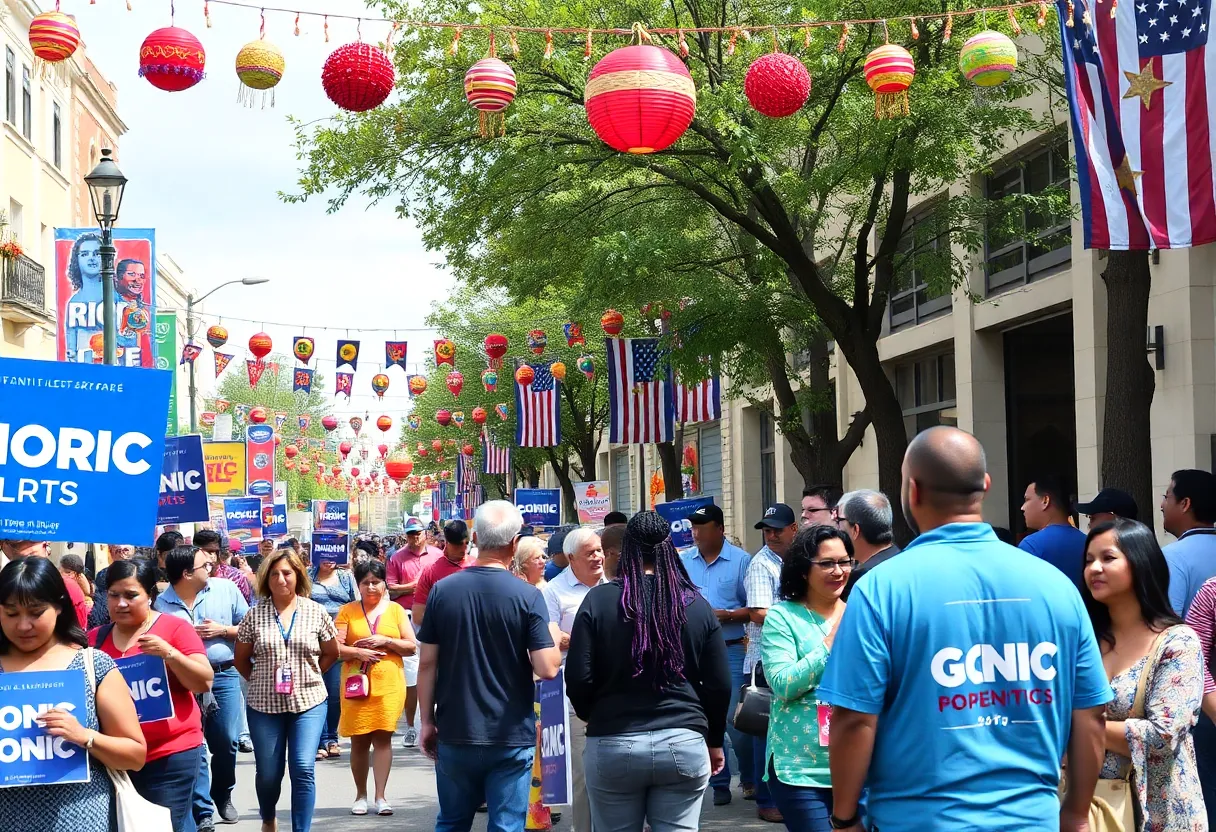 Crowd gathered for San Antonio mayoral election campaign