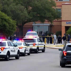 Emergency services responding to a shooting near Brewer Academy in San Antonio.