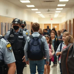 Increased security measures at Rhodes Middle School