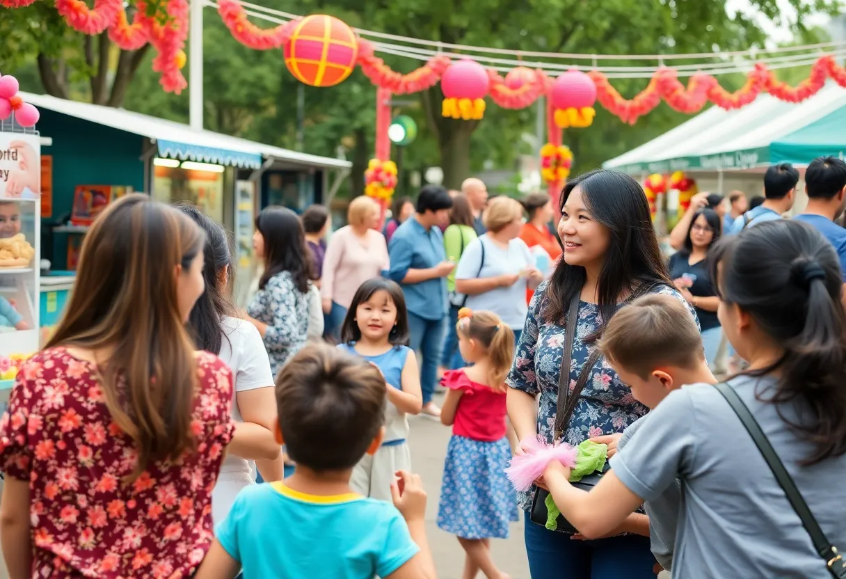 Families enjoying Mother's Day Weekend events in San Antonio