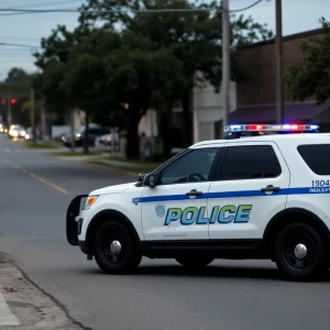 Somber scene in San Antonio reflecting community concerns about domestic violence.