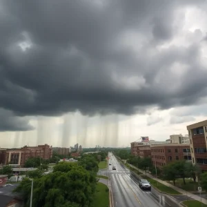Heavy rainfall causing flooding in San Antonio