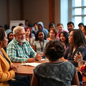 Debate scene from the San Antonio mayoral election