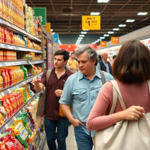 Texas Grocery Store with Rising Prices