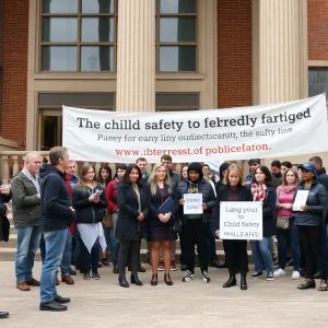 Concerned community members gather at university