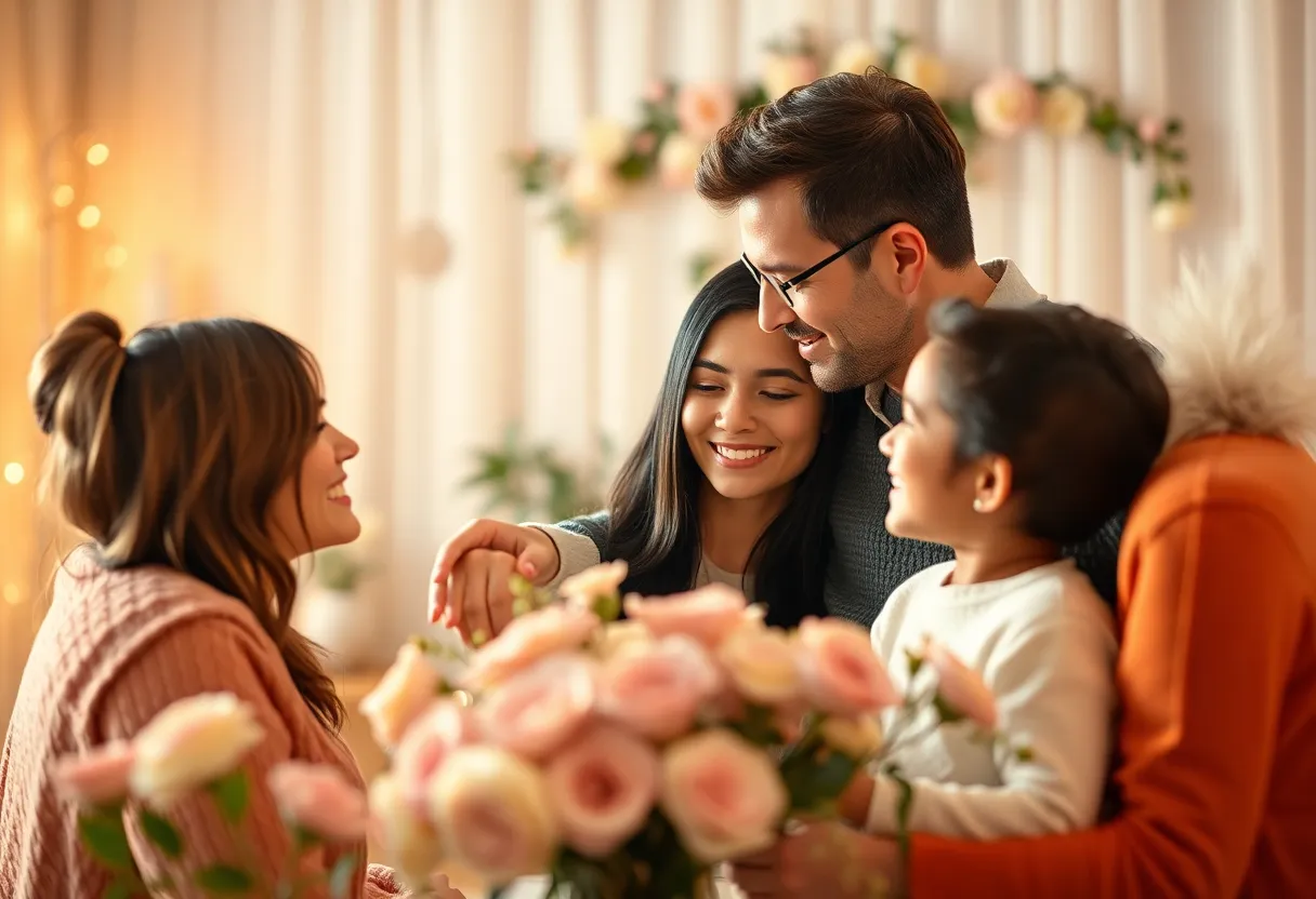 Family gathering in remembrance of Alicia Borrego