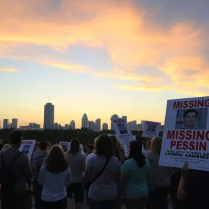 Community members gathered in San Antonio creating awareness for missing persons