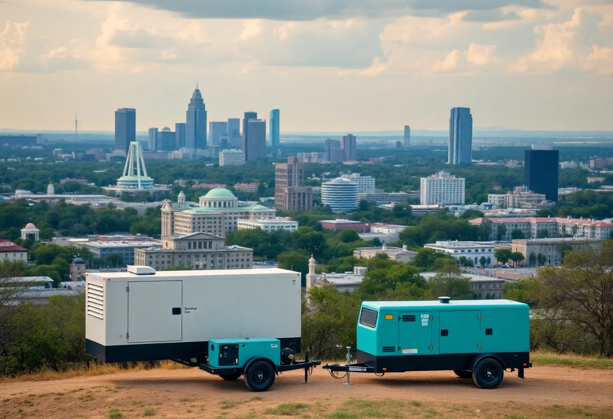 Mobile generators deployed in San Antonio for energy security