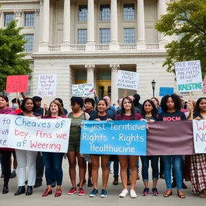 Protesters rally for reproductive rights in Texas