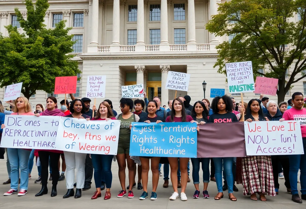 Protesters rally for reproductive rights in Texas