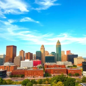 Raleigh City Skyline