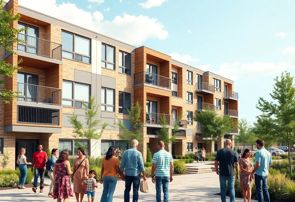 Los Arcos at VIDA affordable housing complex in San Antonio