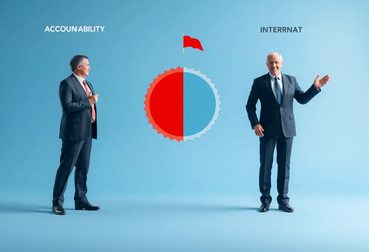 Illustration representing unity and accountability in the Texas Democratic Party