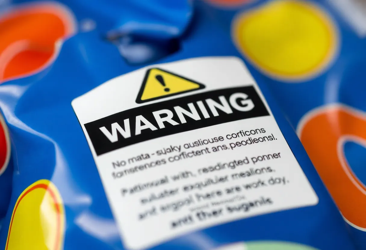 Texas Food Safety Warning Label