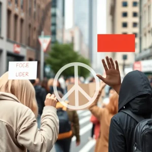 Abstract image symbolizing urban violence prevention efforts