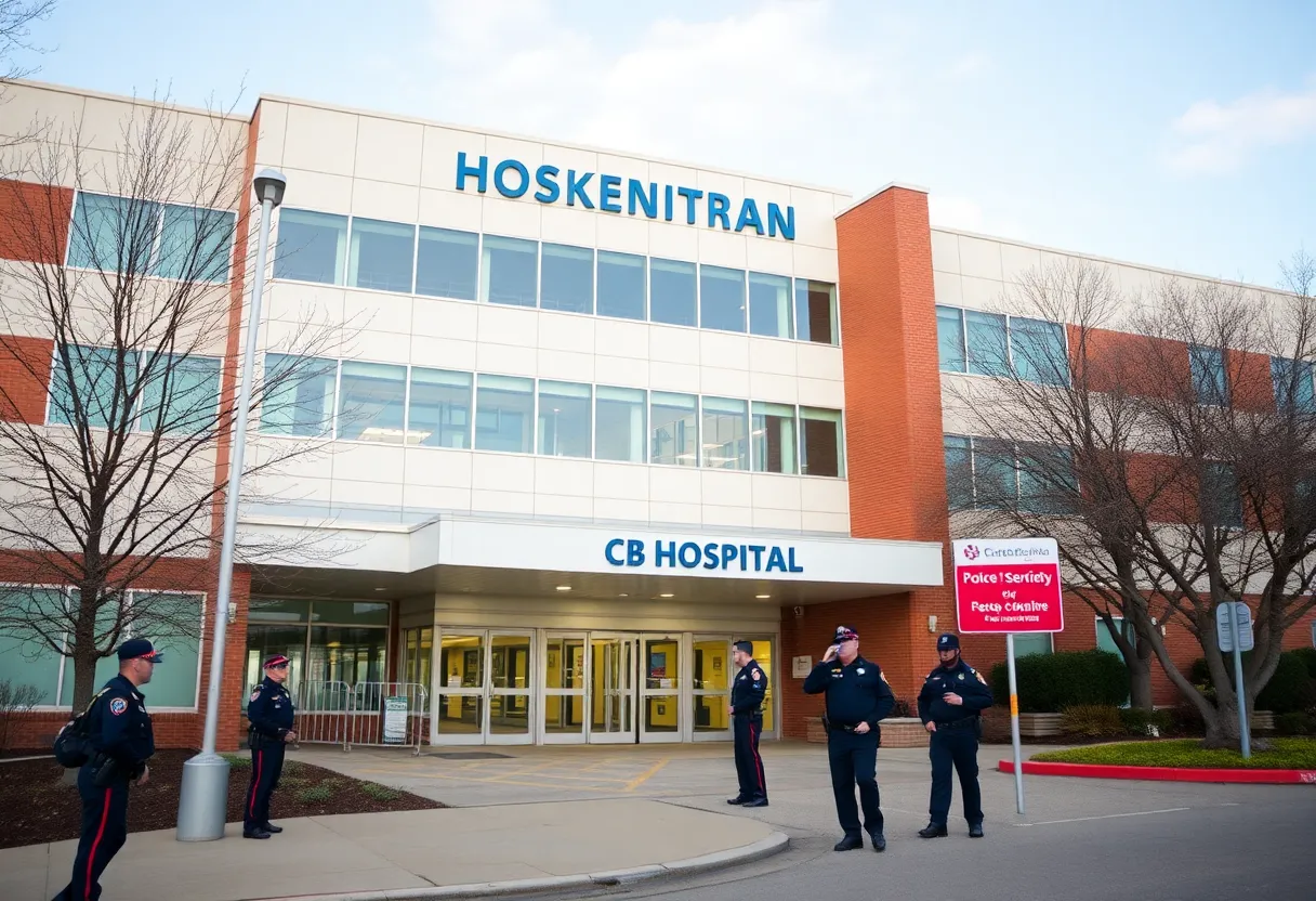 Baptist Medical Center San Antonio with security presence