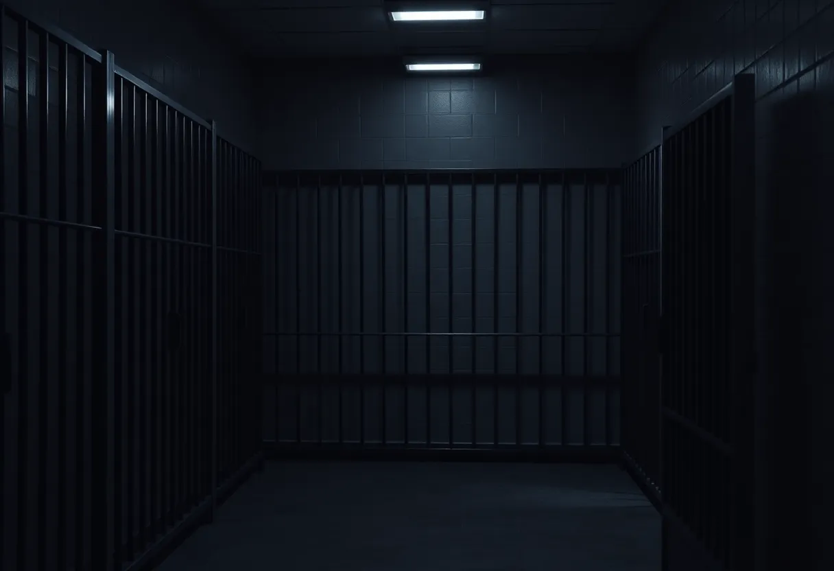 An empty jail cell representing inmate safety concerns.