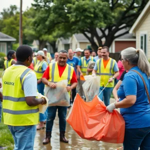 Community Support for Flood Recovery in Texas