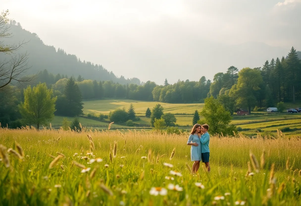 Memorial tribute landscape for Elizabeth Blackbird Bryan