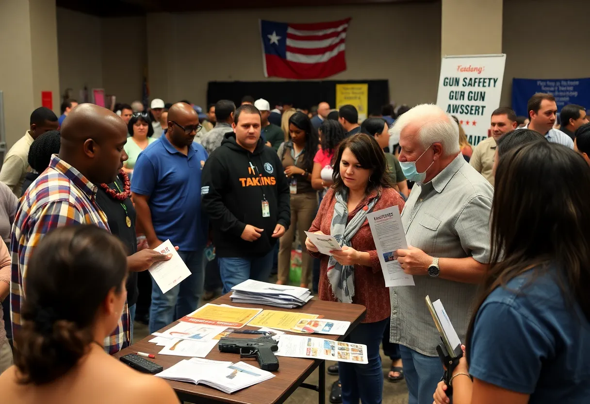Community event on gun safety in Texas