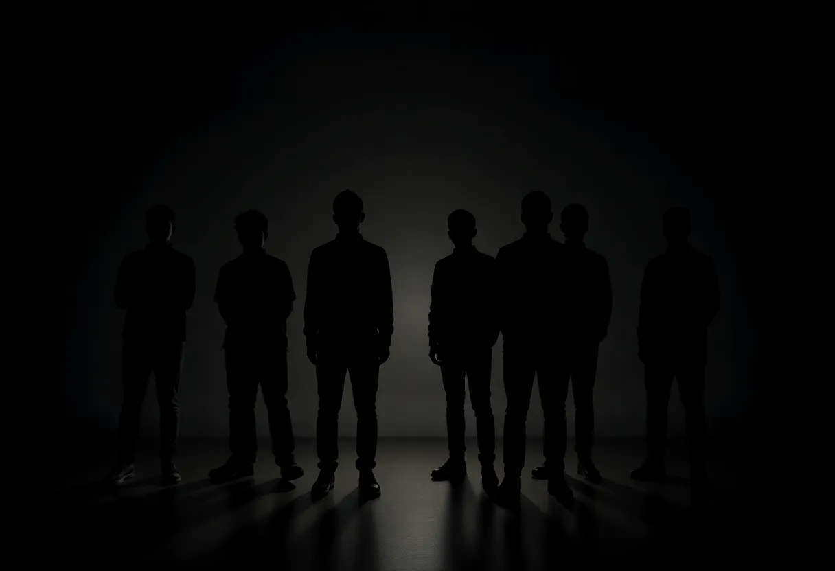 Abstract representation of bullying and hazing in schools