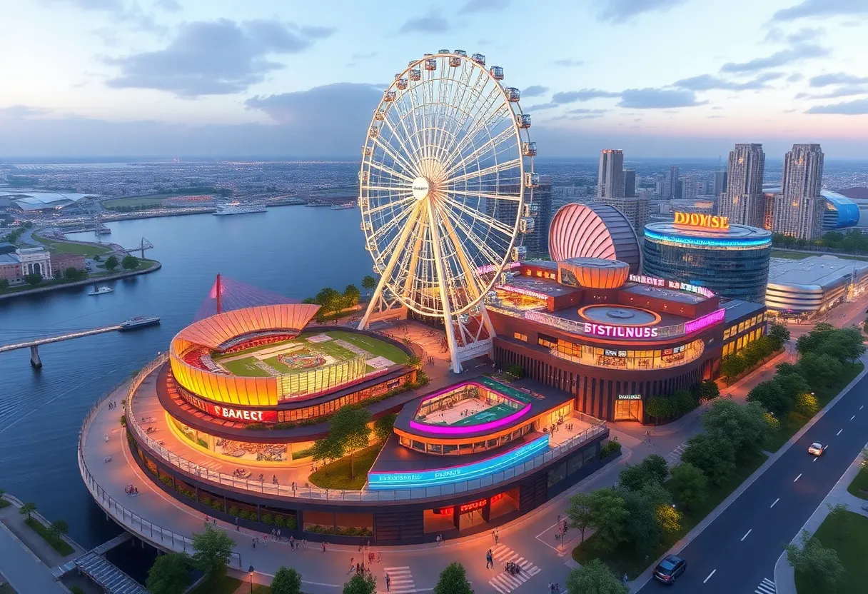 Concept visualization of Project Marvel Redevelopment in San Antonio