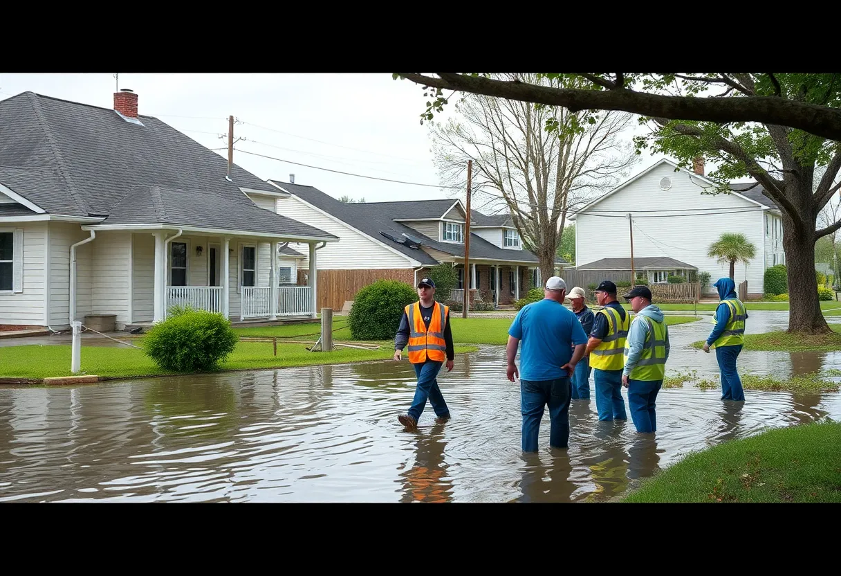 Community recovery effort after floods in Kerrville, Texas