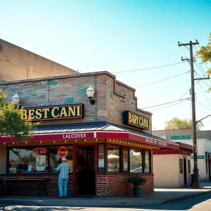 Exterior view of a local restaurant in San Antonio