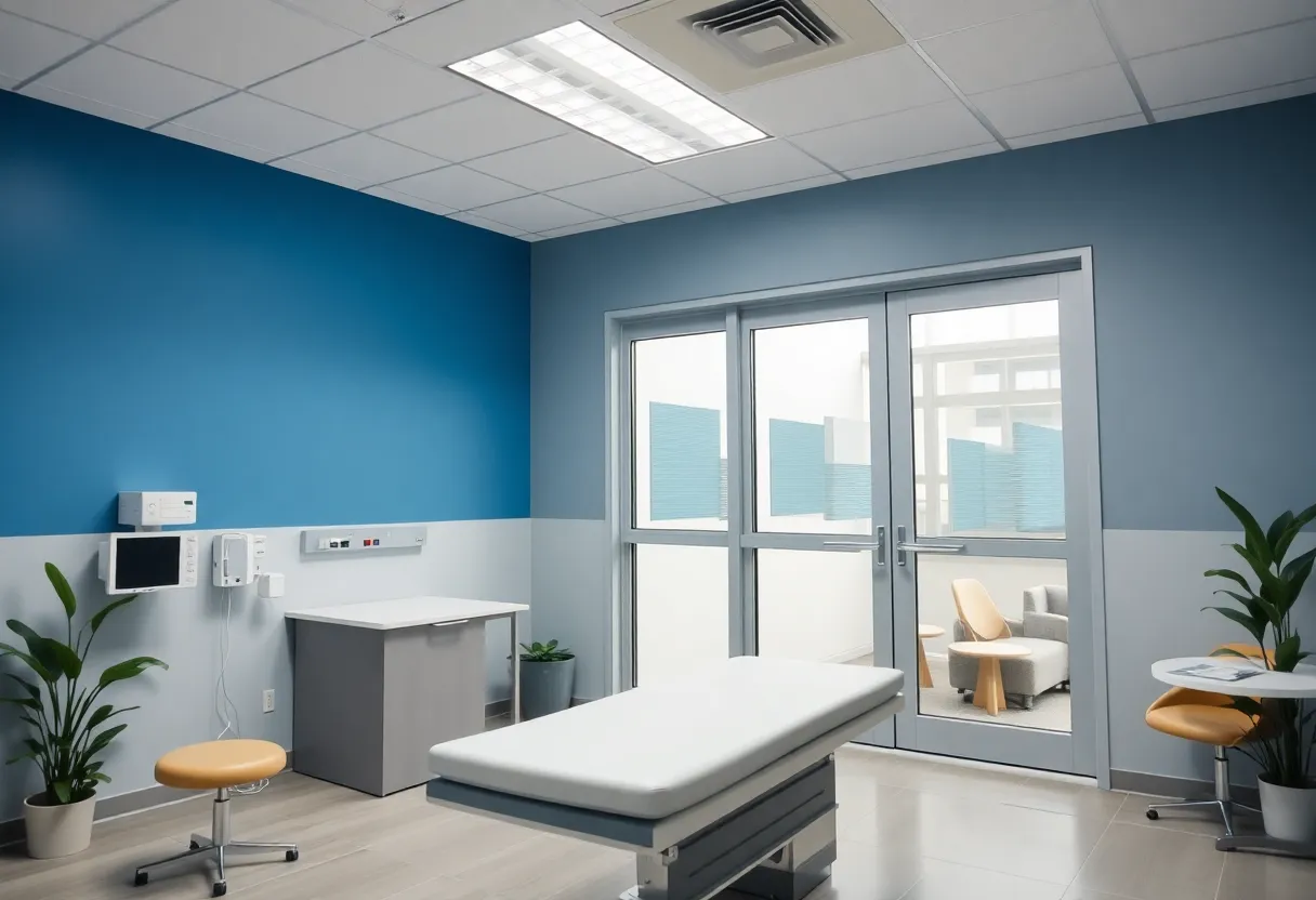 Healthcare facility for opioid treatment