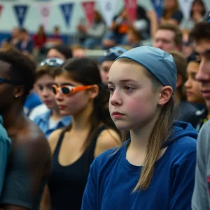 Community members gathered in remembrance of a student-athlete
