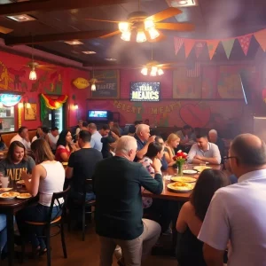 A gathering honoring the legacy of Ron Acosta in a Tex-Mex restaurant.