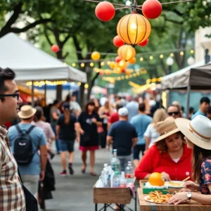 Vibrant cultural activities in San Antonio.