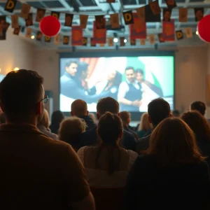 Audience enjoying a film screening at San Antonio Film Festival