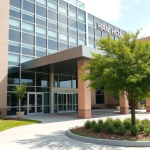 Exterior view of San Antonio Methodist Hospital