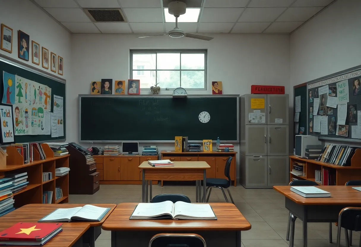 Vigilance in a San Antonio classroom