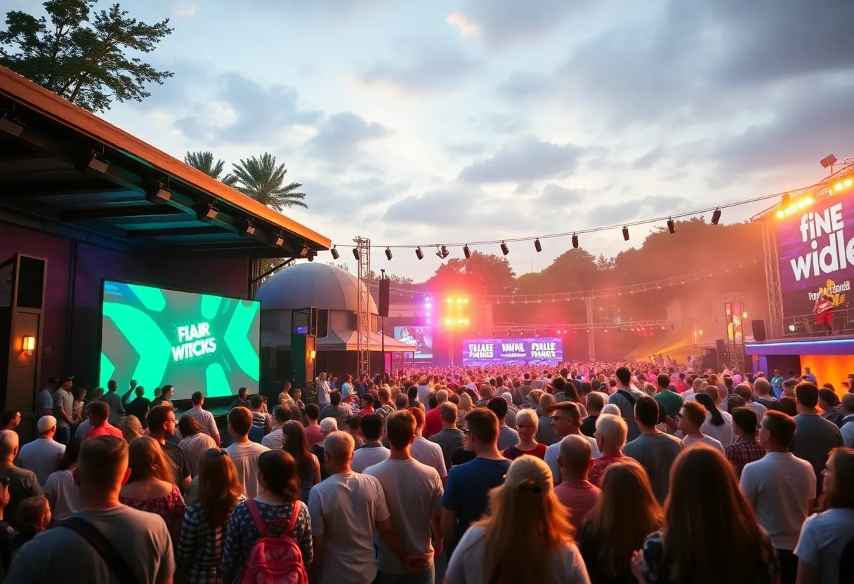 Entertainment events in San Antonio showcasing film, comedy, and music