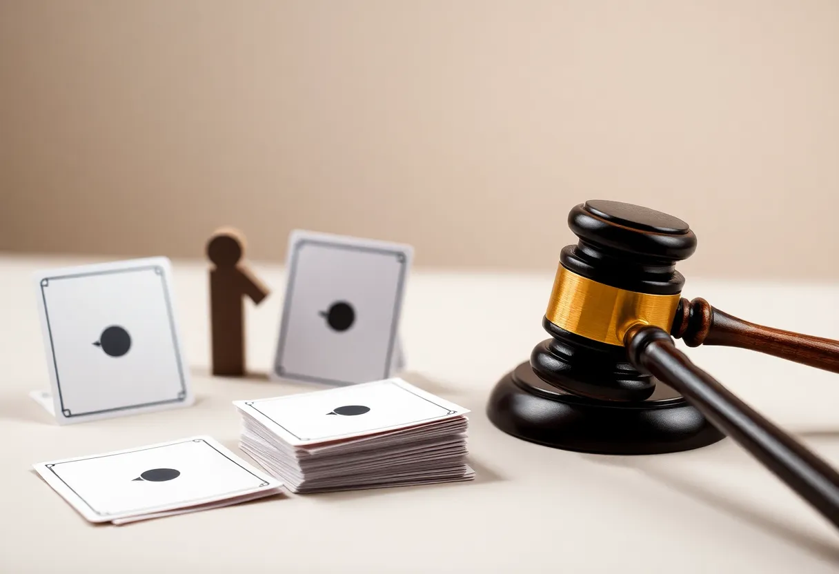 Dramatic representation of a Senate voting process