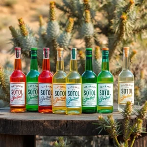 Sotol Bottles in Texas